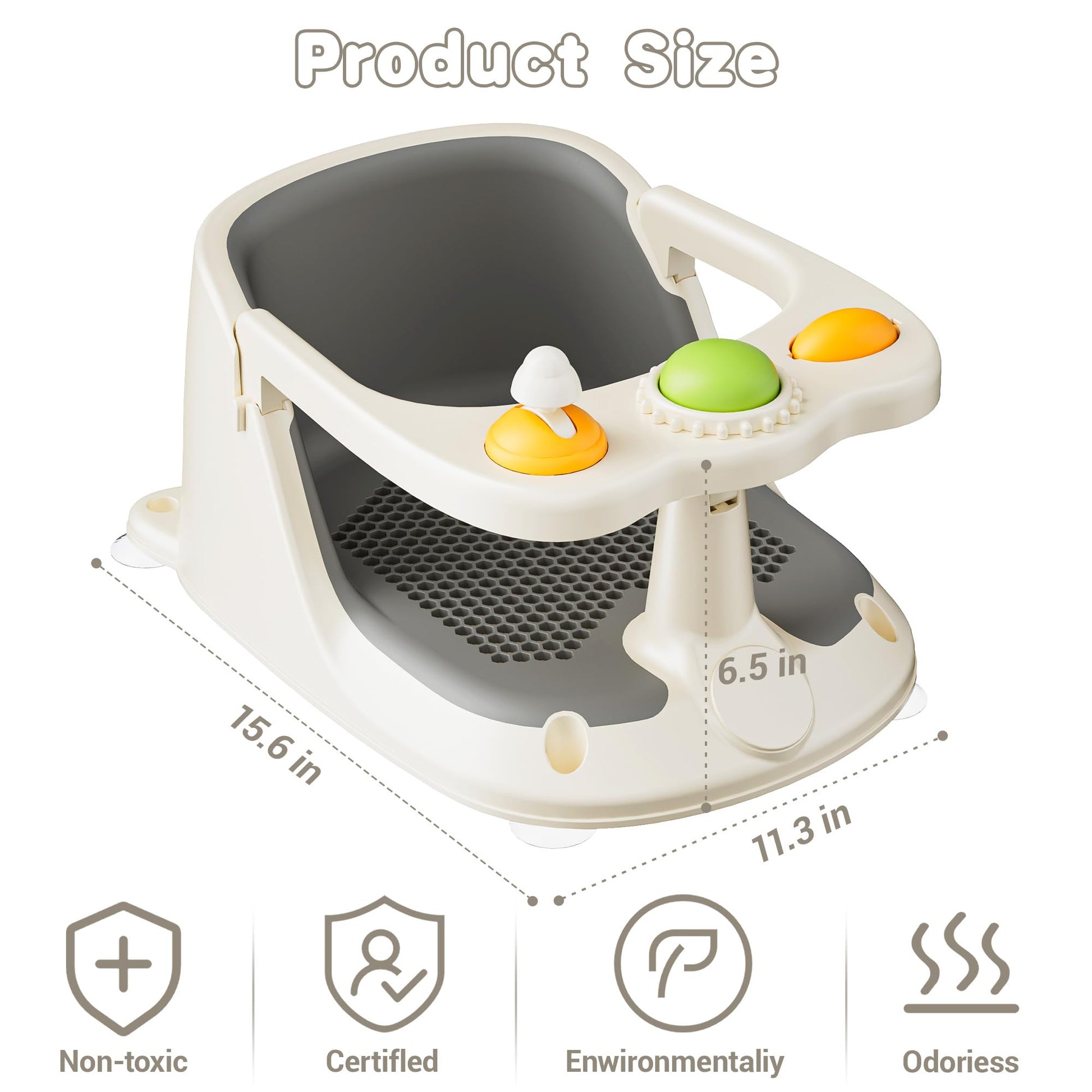 2025 / Baby Bath Seat for Babies 6 Months & Up