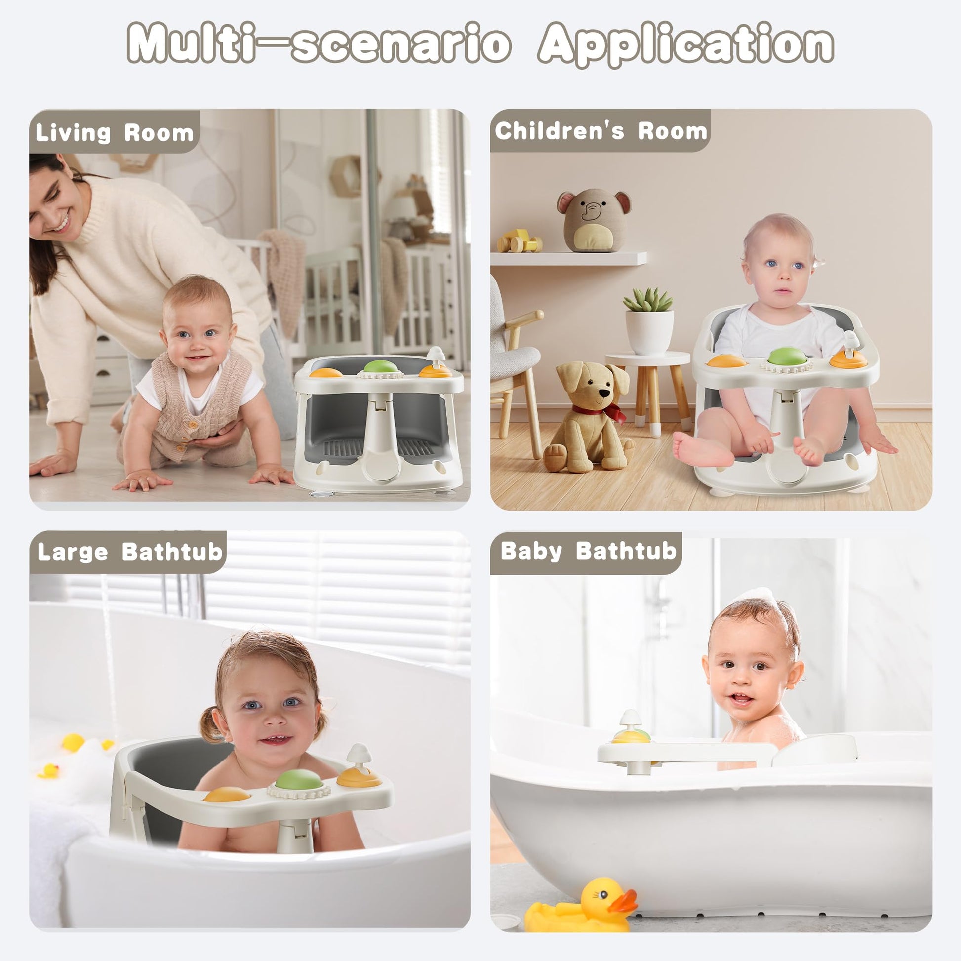 2025 / Baby Bath Seat for Babies 6 Months & Up
