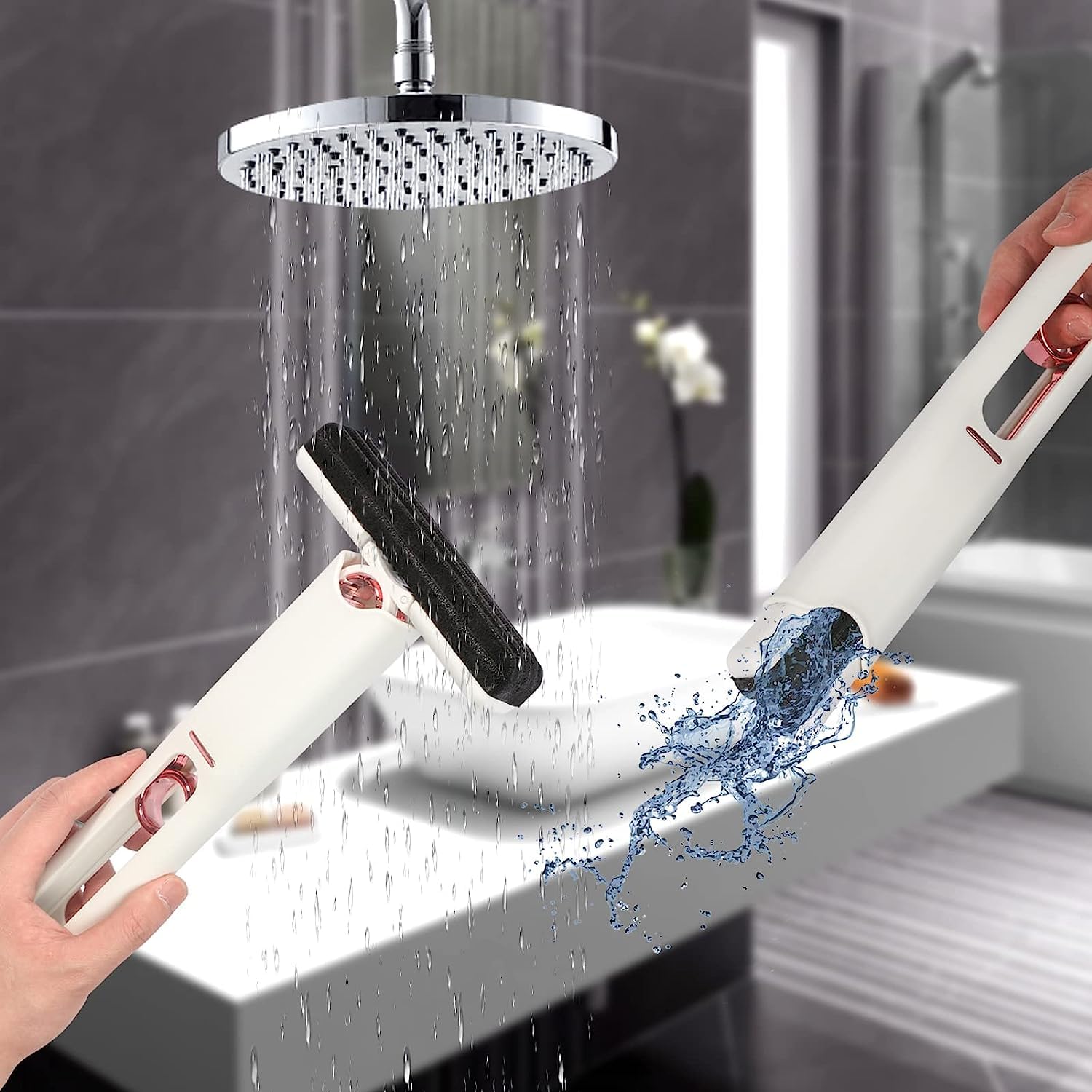 Portable Self-Squeeze Short Mop