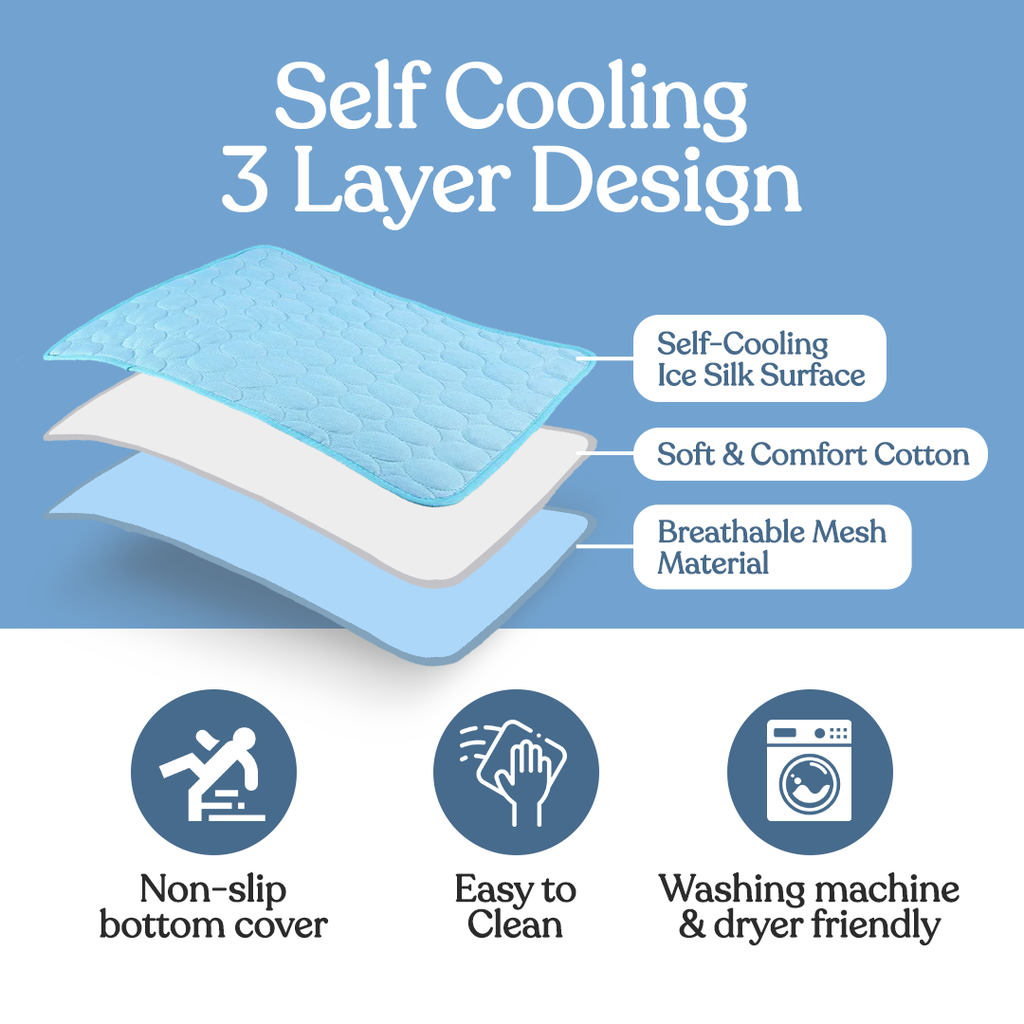 CHILLPAWS | Self-Cooling Gel Mat for Dogs & Cats