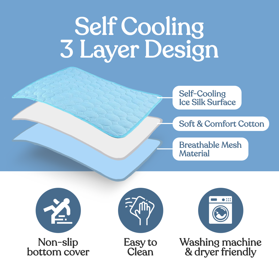 CHILLPAWS | Self-Cooling Gel Mat for Dogs & Cats