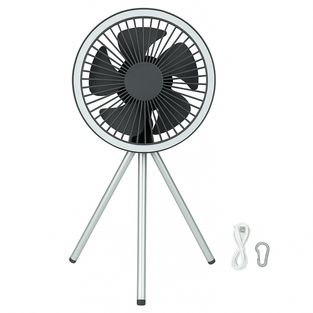 AIRLITE | 2-in-1 Camping Fan with LED