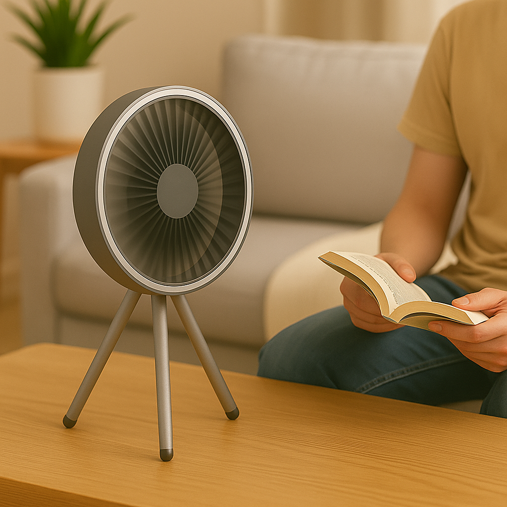 AIRLITE | 2-in-1 Camping Fan with LED