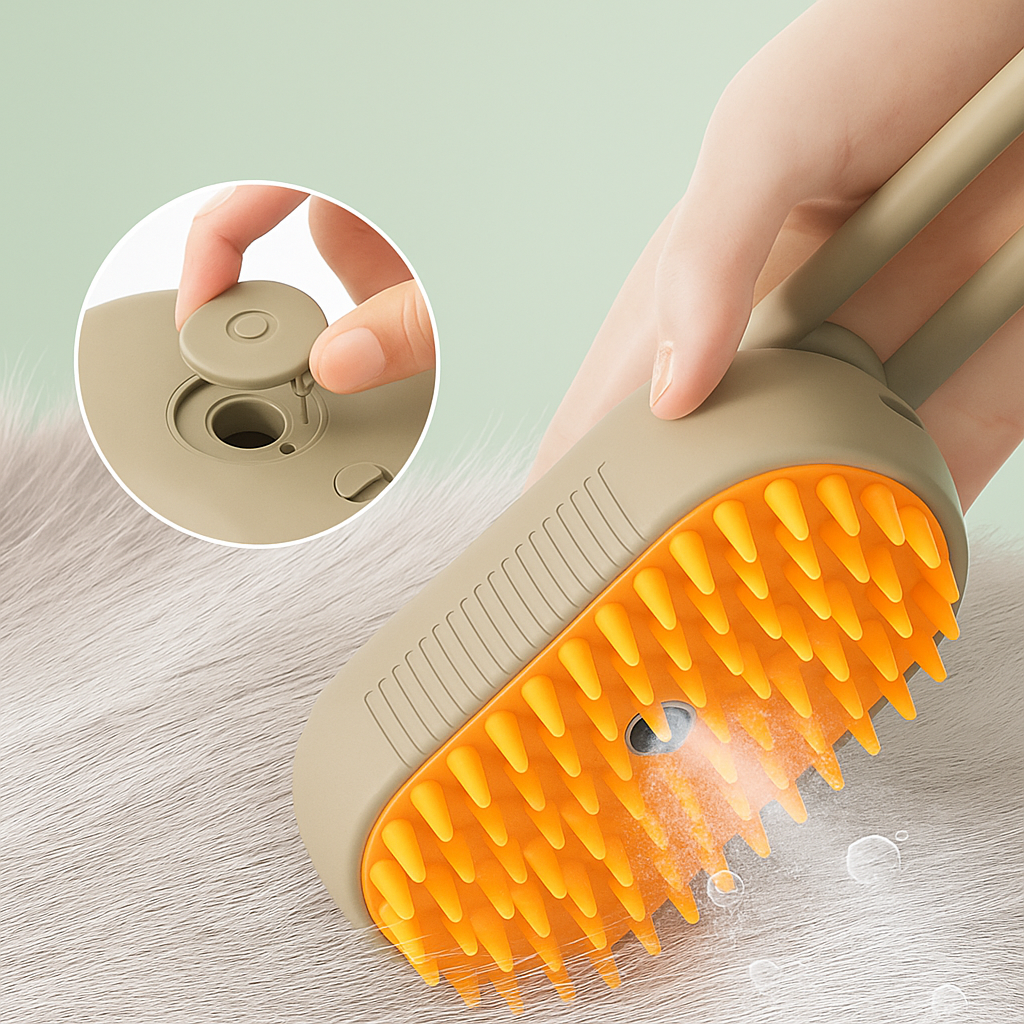 SILKPAWS | Steam-Powered Cat Grooming Brush