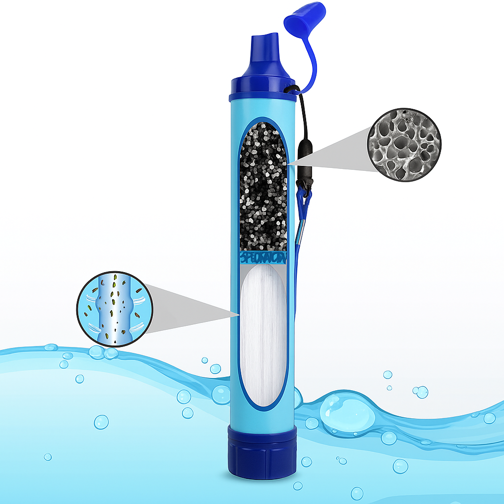 PURESIP | Pocket-Sized Emergency Water Purifier