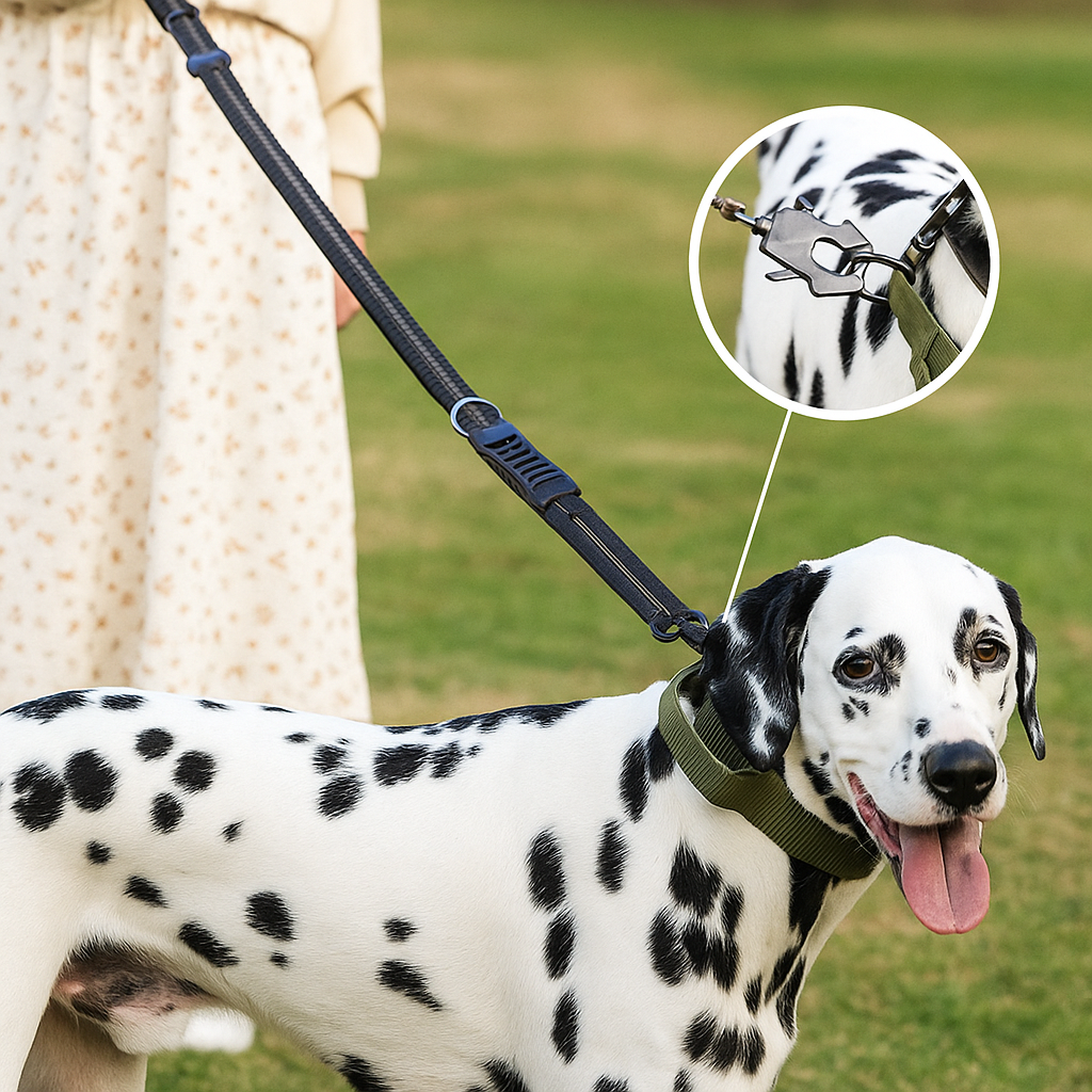STRONGLEASH | No-Pull Heavy-Duty Dog Leash with Car Seatbelt Clip