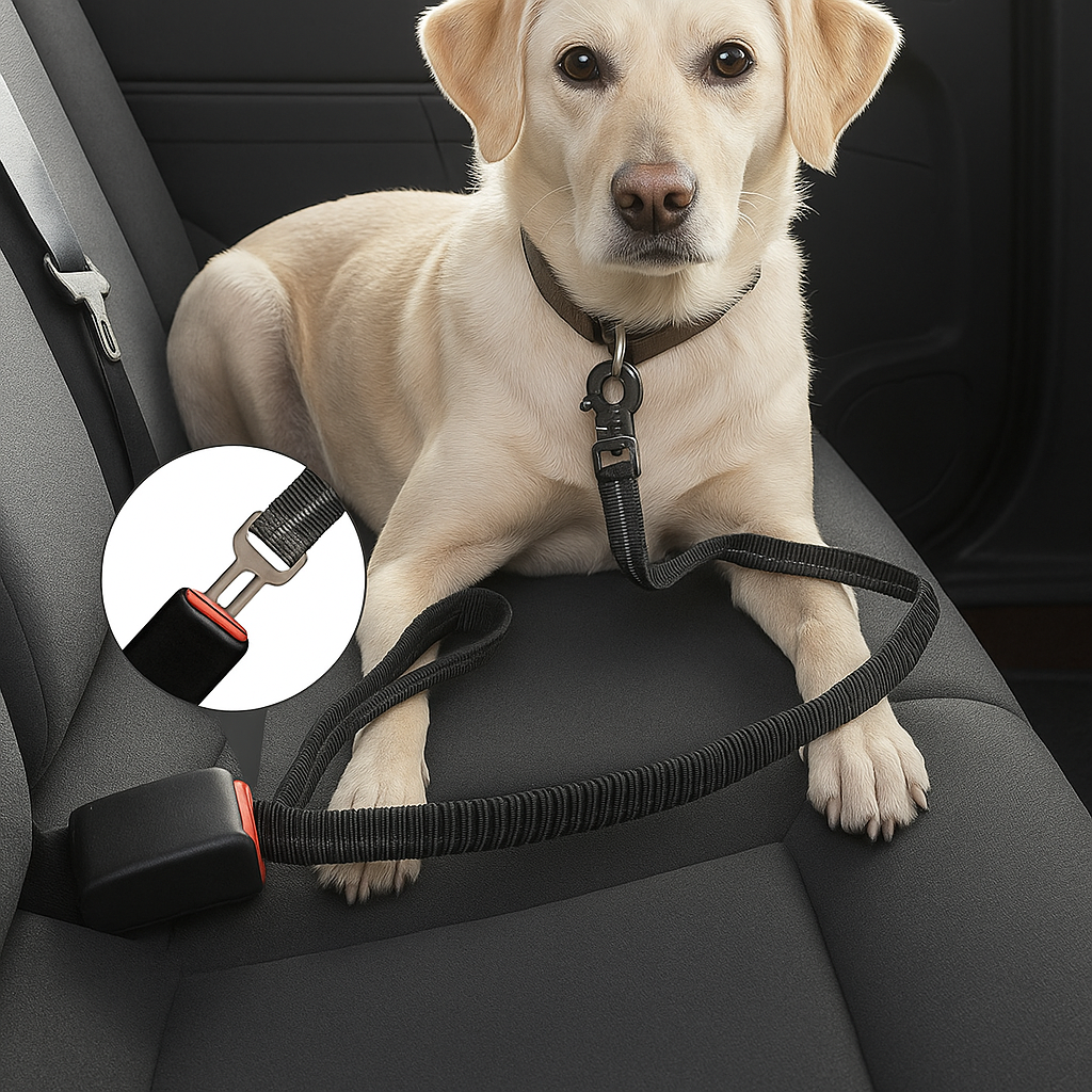 STRONGLEASH | No-Pull Heavy-Duty Dog Leash with Car Seatbelt Clip