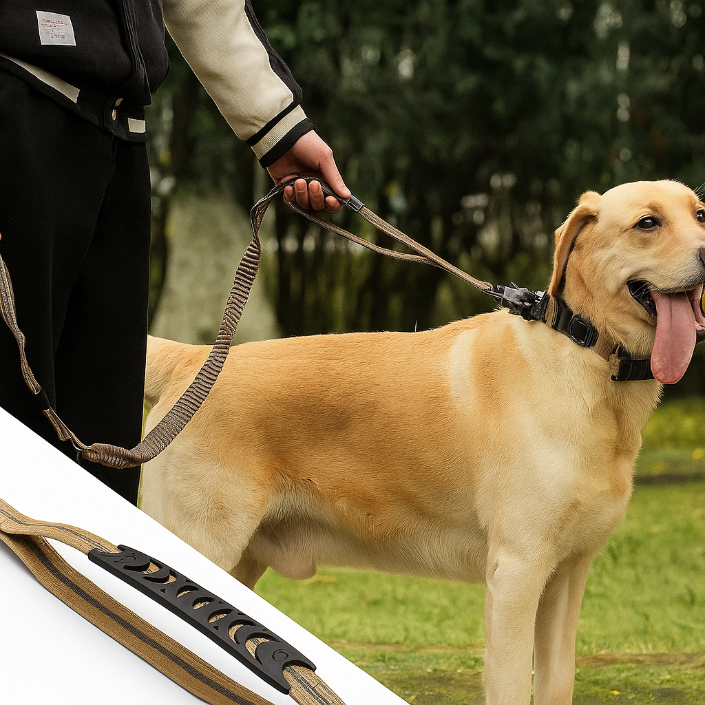 STRONGLEASH | No-Pull Heavy-Duty Dog Leash with Car Seatbelt Clip