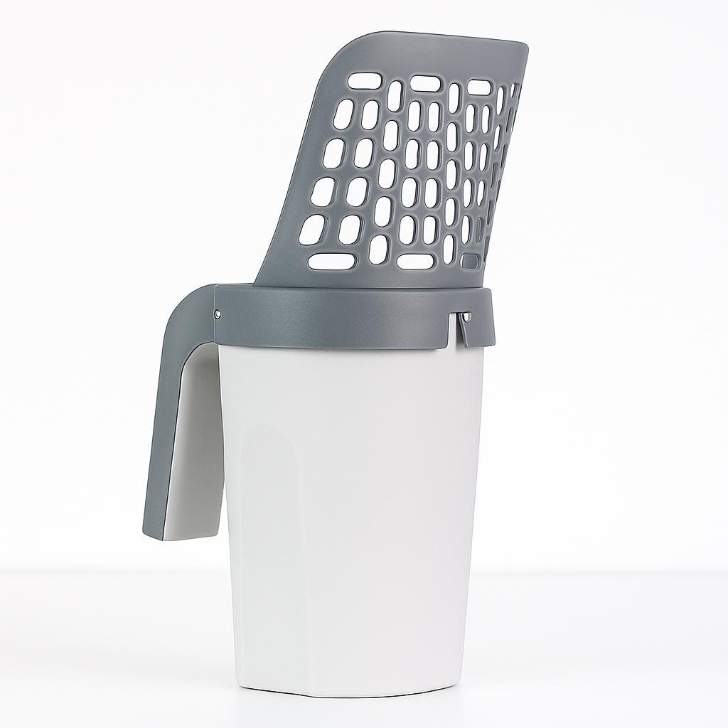 LITTERNIX | All-in-One Cat Litter Scoop with Waste Bin