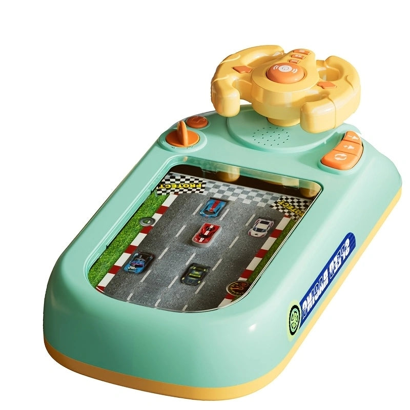 Racing Car Toy with Steering Wheel