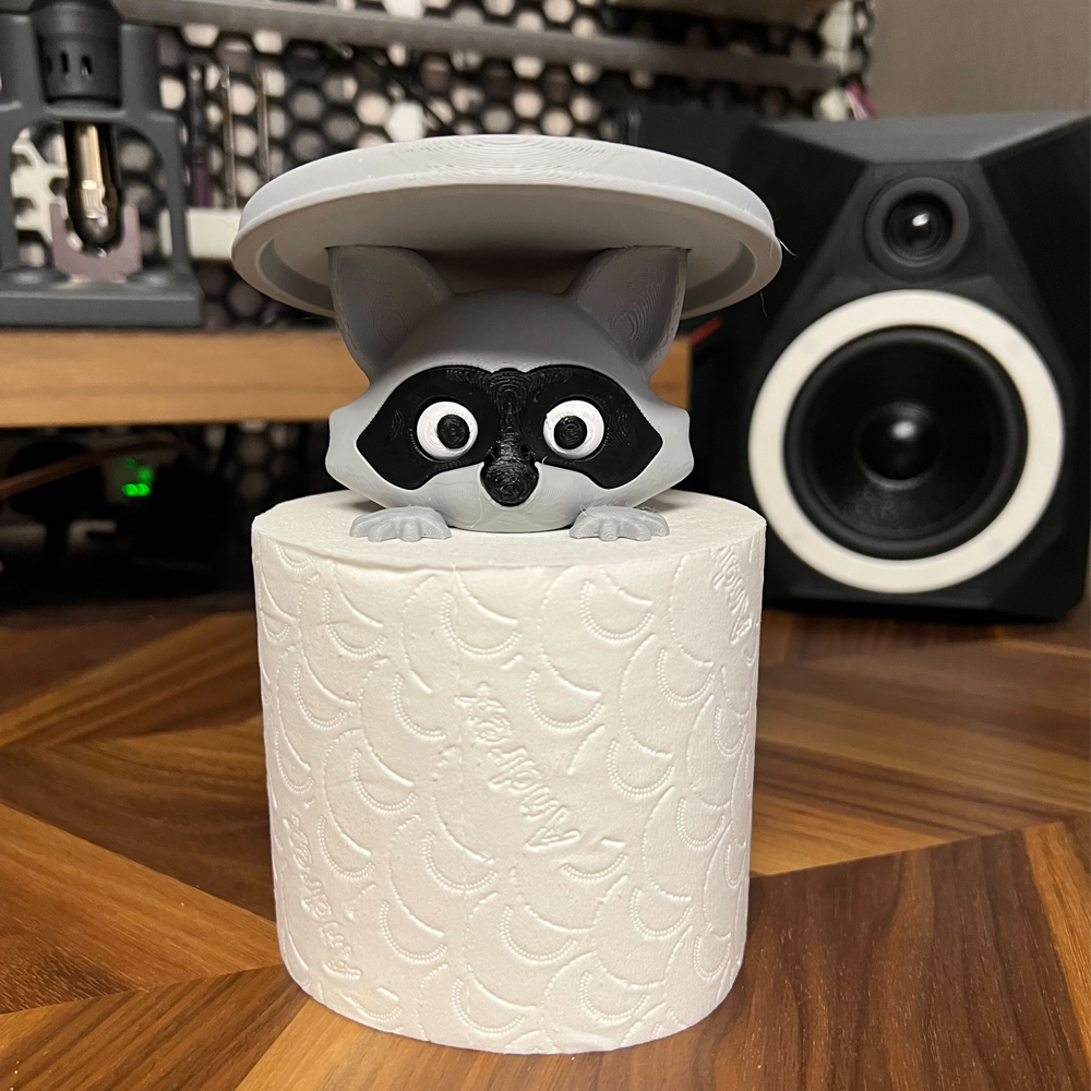 Toilet Paper Bandits! Spare toilet paper holder