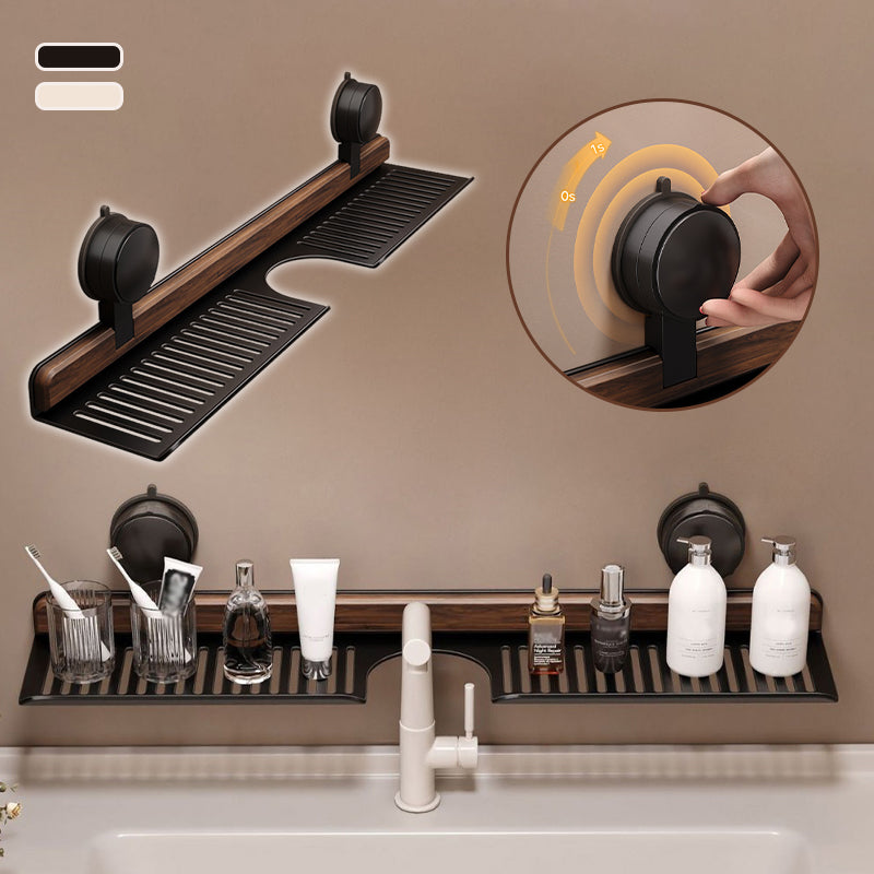 Bathroom & Kitchen Suction Cup Sink Shelf